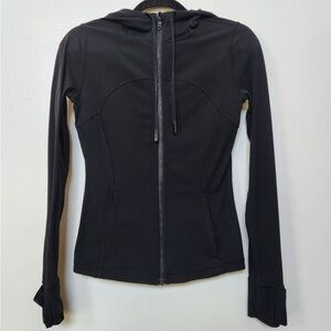 Lululemon hooded black define jacket size 6
